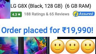 LG G8X || Ordered Successfully || Flipkart || Big Billion Days || 2nd Attempt