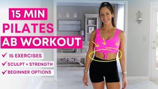 15 Min Pilates Ab workout | Pilates Deep Core Sculpt and Strengthen