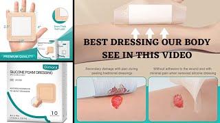 How to use best Dimora Silicone Foam Dressing with Border || health awareness tips