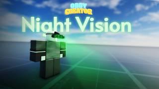 How To Make Night Vision Effect In Obby Creator