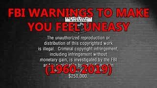 FBI Warnings to make you feel uneasy (1960-2019)
