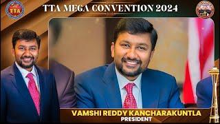 Take a moment to watch this captivating AV highlighting our dynamic TTA President Vamshi Reddy Garu.