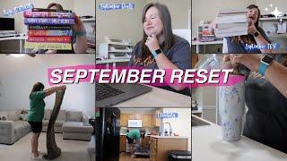 SEPTEMBER RESET 2024 | GOALS, BOOK I'M READING, CLEANING UP THE HOUSE #SEPTEMBERRESET #monthlyreset