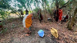 Tonight the monks will sleep in the forest.