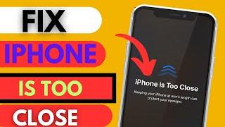 How to turn off iphone may be too close / get rid of iPhone may be to close / iPhone to Close iOS 17