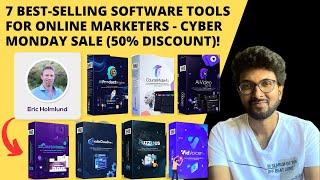 7 Best-selling Software Tools for Online Marketers - Cyber Monday Sale (50% Discount)!