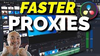 Davinci Resolve Proxy Generator: Edit FASTER! | Davinci Resolve Tutorial