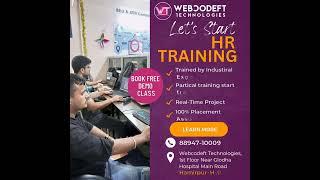 Let's start #hrtraining certification at Webcodeft Technologies Hamirpur-H.p #bestitcompany