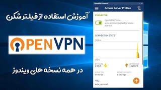 آموزش استفاده از سرویس OpenVPN در ویندوز openvpn for windows