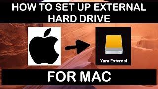 HOW TO SET UP EXTERNAL HARD DRIVE FOR MAC | SAVE SPACE