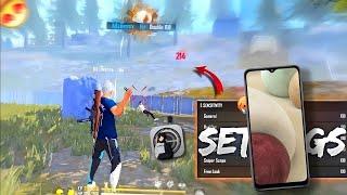 My Perfect Settings Galaxy A12 HUD + DPI +Sensi+Sensibilidade [SAMSUNG A12 FREE FIRE HIGHLIGHTS]