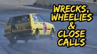 Drag Racing Wrecks, Wheelies & Close Calls Compilation 2