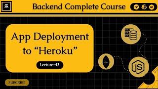 L-43 | How to Deploy Application on Heroku #expressjs#node#fullstackdeveloper#coding #programming