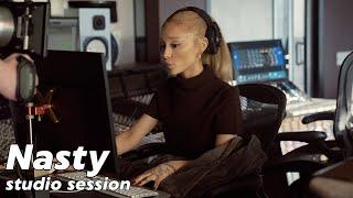 Ariana Grande recording "nasty" (Full Studio Session)