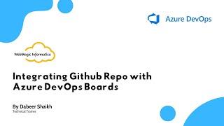 Integrating Github Repo with Azure DevOps Boards