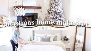 CHRISTMAS HOME MAKEOVER 2021 | Decorate and Clean With Me