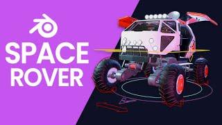 Space Rover Demo | Vehicle Rig for Blender