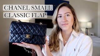 CHANEL Small Classic Flap Bag Review | What Fits & Try-On