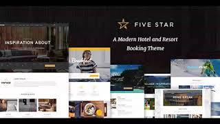 FiveStar - A Modern Hotel and Resort Booking Theme | Themeforest Website Templates and Themes