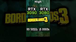 Ryzen 9 5950x with RTX 3090 vs i9 9900k with RTX 3080 - Borderlands 3