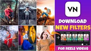 New 35+ VN Filter || Luts Filter For VN Video Editor || How To Add Filter on VN app || Color Grading