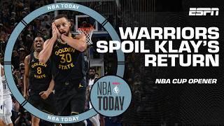 'GAME OF THE YEAR' ️ Kendrick Perkins reacts to Klay Thompson's return to Golden State | NBA Today