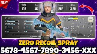 NEW UPDATE 3.2.0  BEST SENSITIVITY CODE + CONTROL SETTINGS PUBG MOBILE/BGMI | BEST 5 FINGER IPHONE