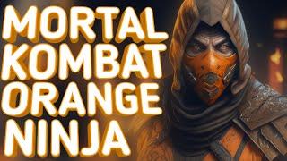 Orange Ninja in Mortal Kombat // Neuron // Mortal Kombat 12 Concept Art