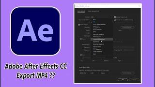 After Effects tutorial how to export H264 mp4