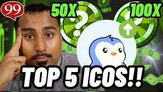 5 New Upcoming Crypto ICO's - 100X Potential?!