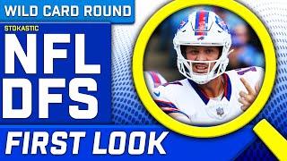 NFL DFS First Look Wild Card Playoff Picks | NFL DFS Strategy