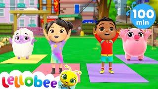 Yoga! | Rishi & Ella's Preschool Playhouse - Lellobee Kids Karaoke