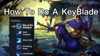 TheWanderingPro - How To Do A KeyBlade On Yasuo!