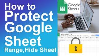 How to protect google sheet with password