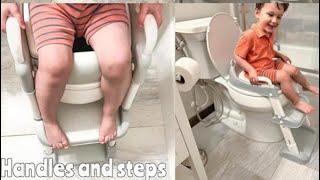 Toilet Potty Training Seat with Step Stool Ladder #ytshorts #shortsvideo #baby #newborn