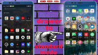 How To Drawer Mode- Standard Mode  All Oppo Mobile