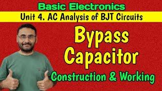 Bypass Capacitor (Basic Electronics) AC analysis of BJT (in हिन्दी)