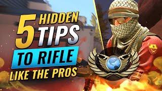 5 HIDDEN Tips To IMPROVE Your Rifling And Play Like The Pros - CS:GO