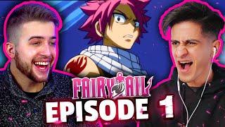 OUR FIRST TIME WATCHING FAIRY TAIL!! Fairy Tail Episode 1 REACTION | Group Reaction