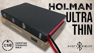 A Great All-Arounder, The Holman CSB Ultrathin Black Leather Midsize Christian Standard Bible Review