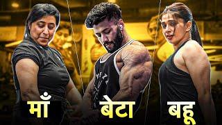 SAAS BHAU AUR SAAZISH  WORKOUT | FIT FAMILY WORKOUT 