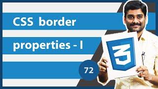 CSS Border Properties | CSS Borders Tutorial Part 1 - CSS Tutorial 72