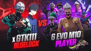 GTK111 Trying Blue Lock Bundle  Against 6 Pro Players  Garena Free Fire