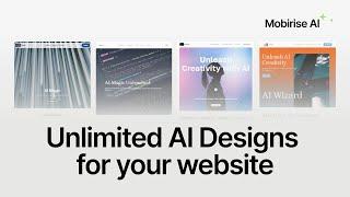 Generate your website with AI and choose from multiple results