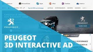 3D Interactive Ad for Peugeot | DEMO | Sketchfab