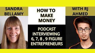 RJ AHMED How To Make Money Podcast Interviewing 6, 7 And 8 Figure Entrepreneurs Like Russell Brunson