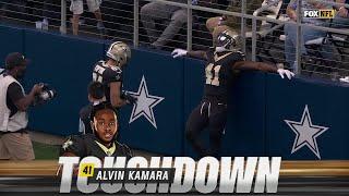 57-yard TD! Alvin Kamara takes shovel pass the distance for second score vs. Cowboy