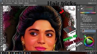 Digital Painting Hair Work Full tutorial Jkdigital Arts