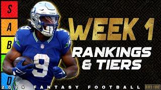 Top 40 Running Back Rankings - Week 1 Fantasy Football