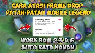 UPDATE!! CARA MENGATASI LAG FRAME DROP PATAH-PATAH MOBILE LEGENDS WORK RAM 2,3,4,6 TERBARU 2023